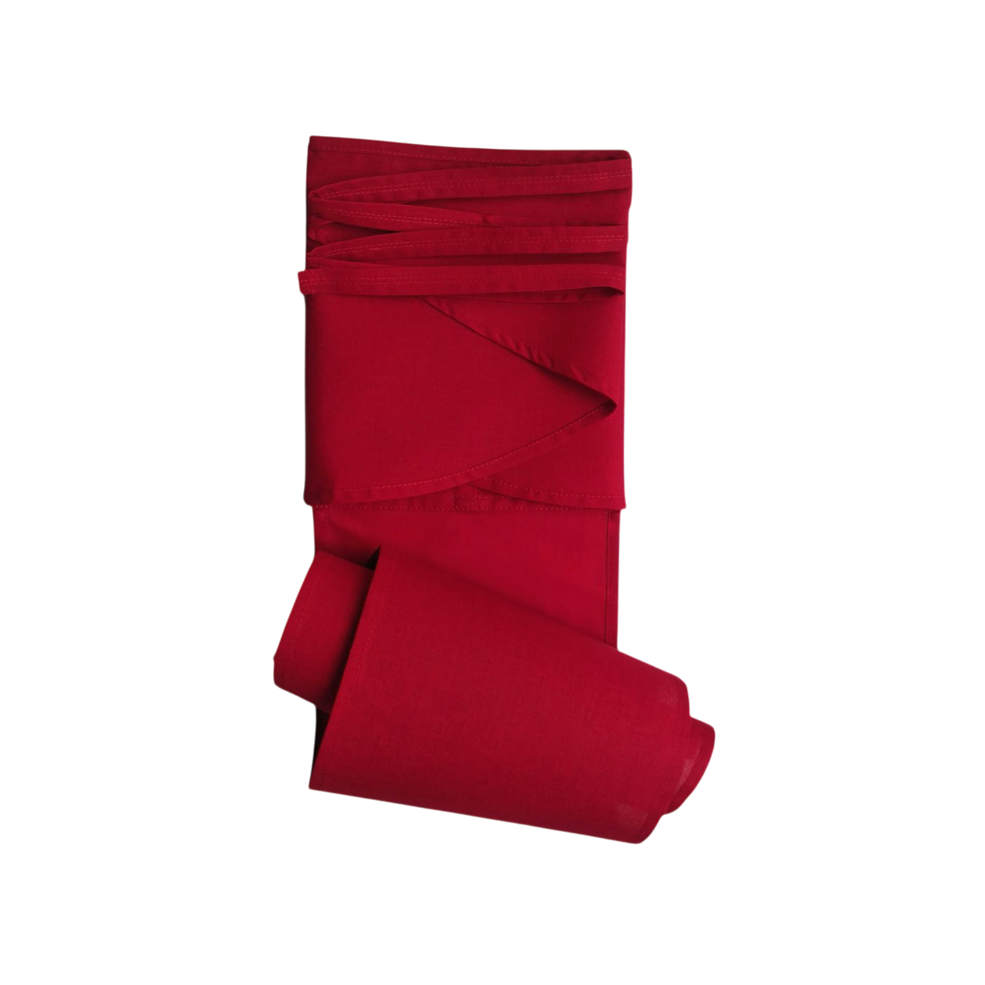 Shaped langota made of red cotton